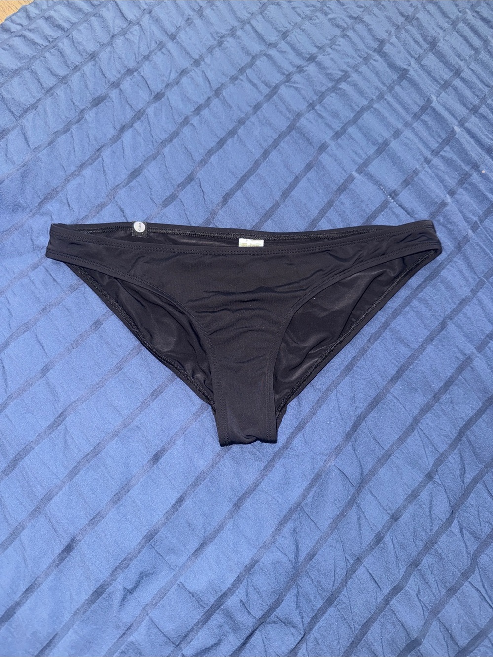 Sleek Black Bikini Bottom - Low Rise Swim Brief